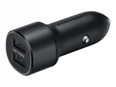 Зарядное устройство Samsung 2A/1.6A + MicroUSB/TypeC 5/9V Black EP-L1100WBEGRU