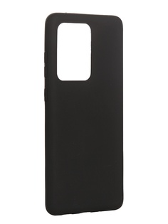 Чехол Brosco для Samsung Galaxy S20 Ultra TPU Black Matte SS-S20U-COLOURFUL-BLACK