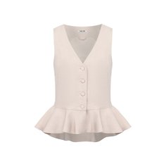 Топ из смеси льна и вискозы Max&Moi