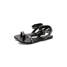 Кожаные сандалии Round Balenciaga