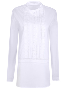 Рубашка хлопковая с шитьем Ermanno Scervino