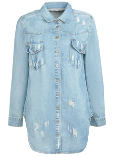 Джинсовая рубашка ONE X ONE Teaspoon