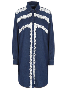 Рубашка удлиненная джинсовая Ermanno Scervino