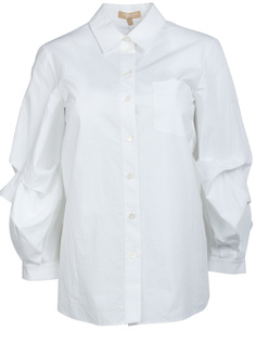 Хлопковая рубашка 319-017-рукав сборка Michael Kors