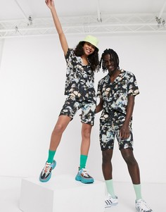 Шорты-меггинсы унисекс от комплекта с цветочным принтом ASOS DESIGN x glaad&-Многоцветный