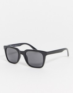 Черные солнцезащитные очки Weekday Gate-Черный
