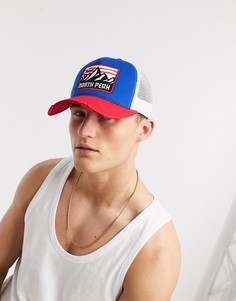Белая кепка с нашивкой ASOS DESIGN-Белый