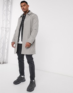 Светло-серый легкий тренч ASOS DESIGN