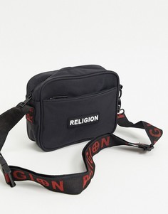 Черная сумка через плечо с логотипом Religion-Черный