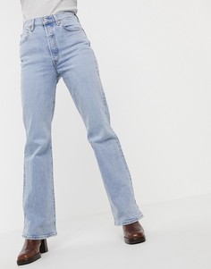 Расклешенные джинсы с завышенной талией Levis-Синий