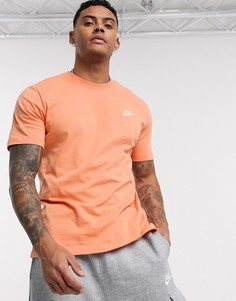 Оранжевая футболка Nike Club-Оранжевый