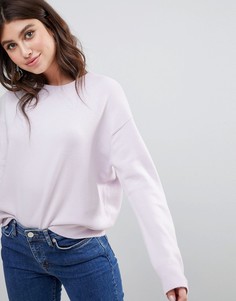 Сверхмягкий трикотажный джемпер с рукавами реглан French Connection-Фиолетовый