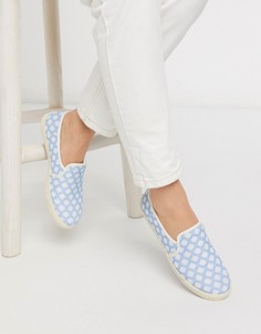 Голубые слипоны TOMS-Синий