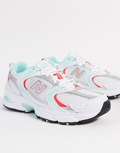 Белые кроссовки New Balance 530-Белый