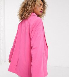 Розовый oversized-пиджак COLLUSION-Розовый цвет
