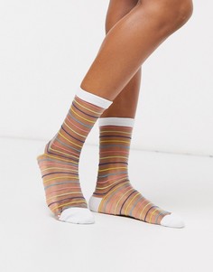 Сетчатые носки в разноцветную полоску Gipsy-Мульти