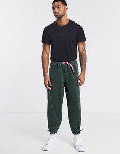 Свободные прямые брюки цвета хаки Mossimo-Зеленый цвет