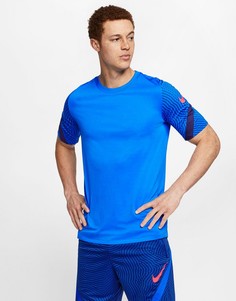 Синяя футболка Nike Football-Синий