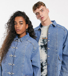 Куртка унисекс в стиле милитари COLLUSION-Синий