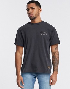 Черная футболка Levis Skateboarding-Черный