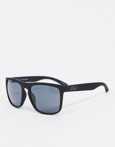 Черные квадратные солнцезащитные очки Jack & Jones-Черный