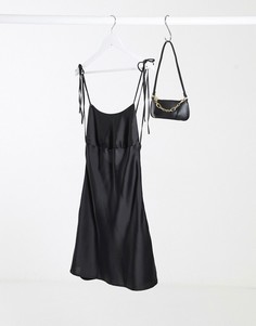 Черное платье мини Lola May-Черный цвет