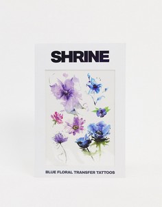 Переводные татуировки с цветочным дизайном Shrine-Многоцветный