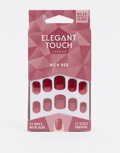 Накладные ногти Elegant Touch (Rich Red)-Мульти
