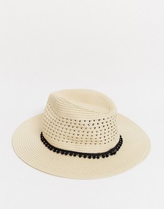 Соломенная шляпа Pimkie-Коричневый