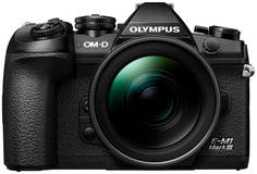 Цифровой фотоаппарат Olympus OM-D E-M1 Mark III + EZ-M1240 (черный)