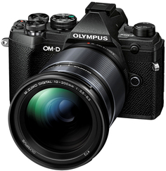Цифровой фотоаппарат Olympus OM-D E-M5 Mark III + ED 12-200 mm F1:3.5-6.3 (черный)