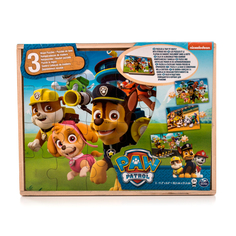 Пазл Paw Patrol деревянный Щенячий Патруль (разноцветный)