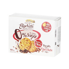 Печенье Elgorriaga c шоколадом 0% сахара 150 г