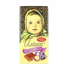 Шоколад Аленка с фундуком и изюмом 90 г