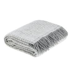 Плед Home blanket aldona 130х190 белый-серый