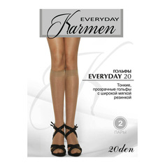 Гольфы K-Everyday - 20 den nero 2 пары Кармен