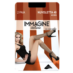 Гольфы Immagine IMM-Nuvoletta 40 GB nero 2 пары