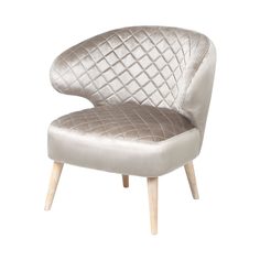 Кресло Bizzotto furniture Bertrand серо-коричневое 67х63х73/41 см