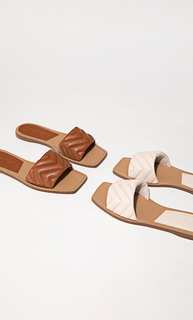 Стеганые тапочки на плоской подошве Stradivarius