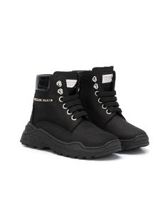 Philipp Plein ботинки на шнуровке с логотипом