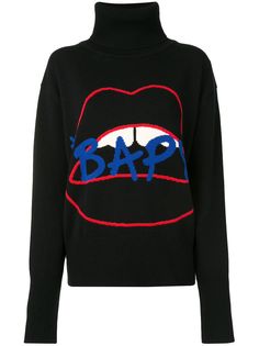 BAPY BY *A BATHING APE® джемпер Lips вязки интарсия