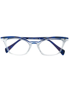 Face À Face transparent cat-eye glasses