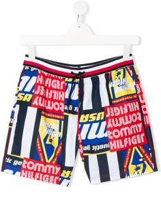 Tommy Hilfiger Junior плавки-шорты с графичным принтом