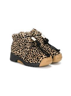 Bumper ботинки с леопардовым принтом