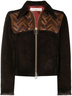 Golden Goose fitted leather jacket