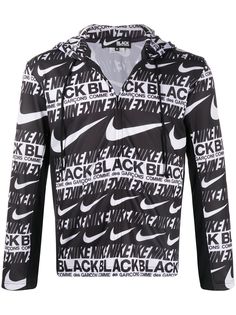 Black Comme Des Garçons короткая легкая куртка из коллаборации с Nike
