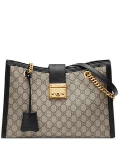 Gucci сумка на плечо среднего размера с узором GG