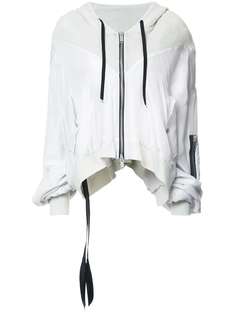 UNRAVEL PROJECT укороченное худи на молнии