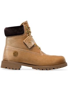 Off-White ботинки на шнуровке X Timberland