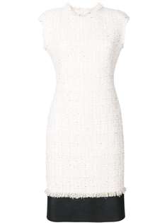 Alexander McQueen платье Soft Tweed длиной до колена